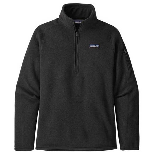 Patagonia Tops - NWT Patagonia Better Sweater Black Sweatshirt Quarter-Zip STY25618 Women’s XL